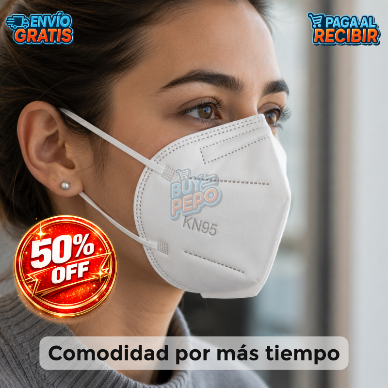 WinterShield™ ❄️ - Mascarillas KN95 protectoras 😷