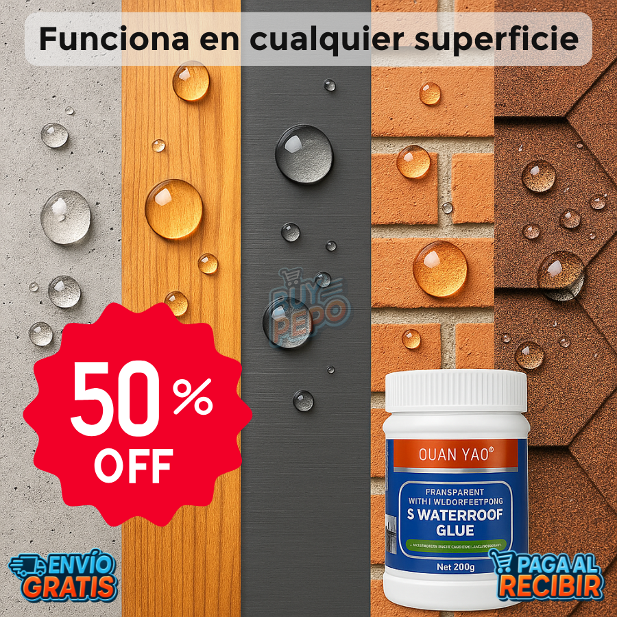 SealPro™ 💧 - Sellador impermeable transparente 300gr 🛠️