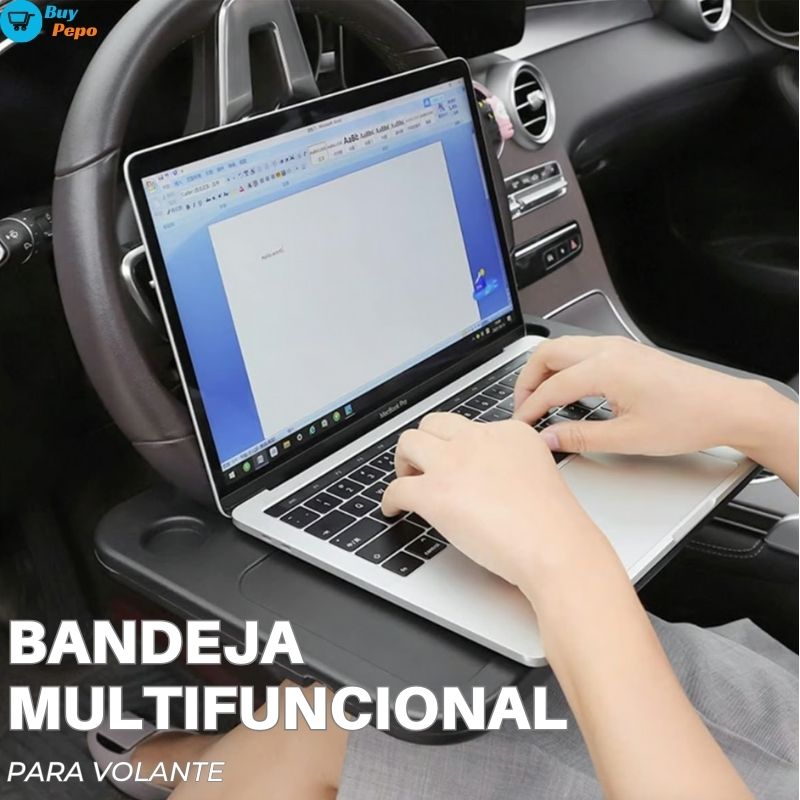 BANDEJA MOVIL 🚗 - Mesa Para Volante 🍔📱