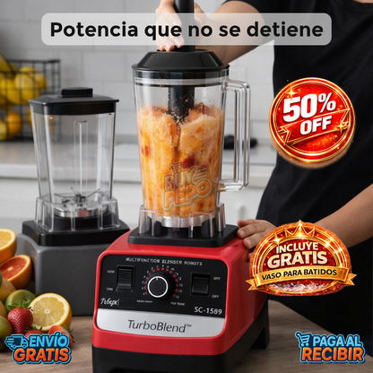 TurboBlend™ ⚡ - Licuadora alta potencia 🌀