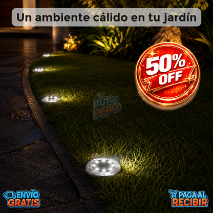 SolarGlow™ 🌿 - Pack 4 luces LED solares ☀️