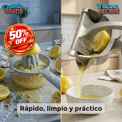 ZumoPress™ 🍋 - Prensa manual exprimidora 🍹