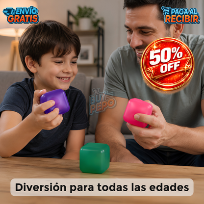 CalmCube™ 🧊 - Cubo antiestrés sensorial 🧠