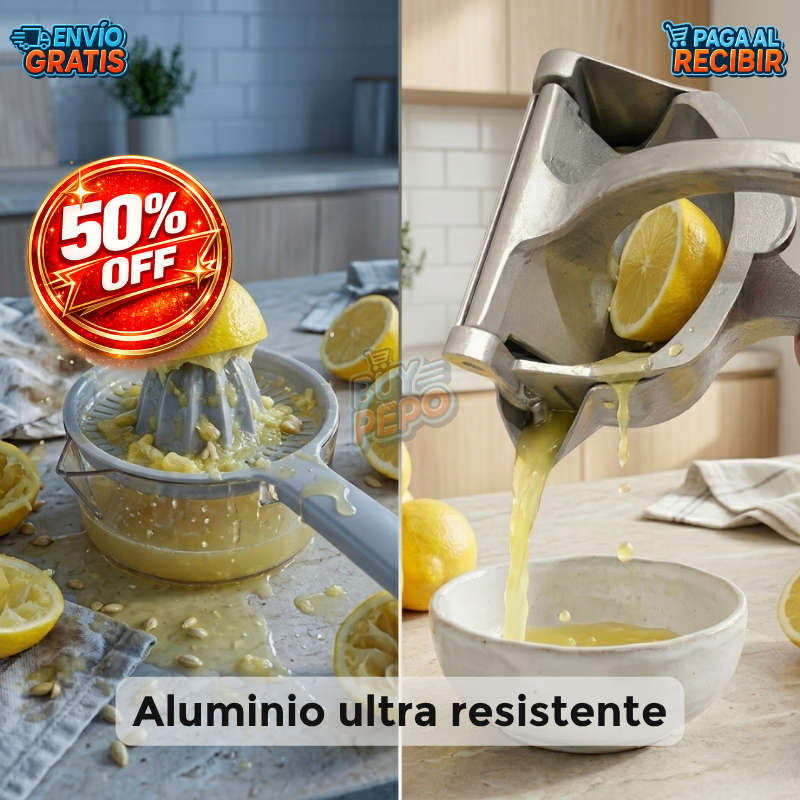 PureJuice™ 🍊 - Prensa Manual Aluminio ✨
