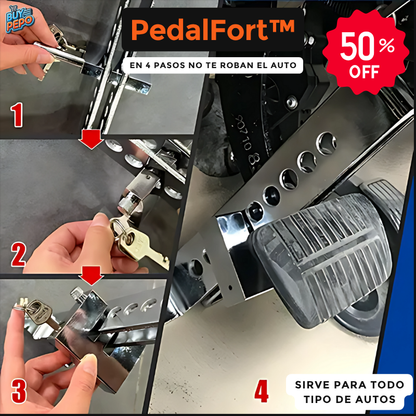 PedalFort™ 🚔 - Candado Pedal Antirrobo 🛡️