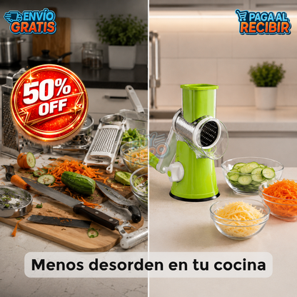 SliceSpin™🥗- Cortador cocina 3en1 🔪