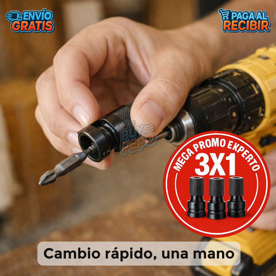 ImpactLink™ 🔩 – Adaptador impacto rápido de 12 a punta 14 ⚡