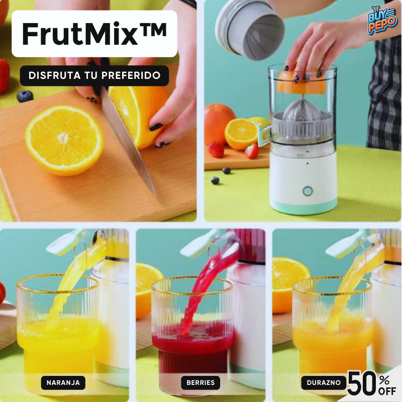 FrutMix™ - Exprimidor de Frutas 🍊🍓 Jugo Natural 🍹