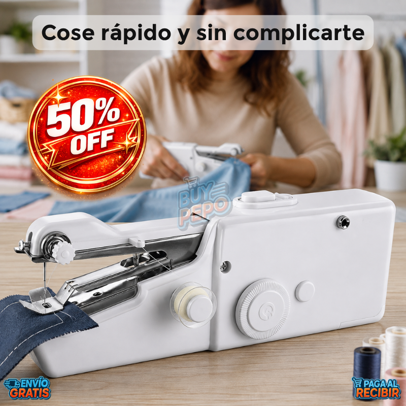 StitchGo™ 🧵 - Mini máquina de coser ✨