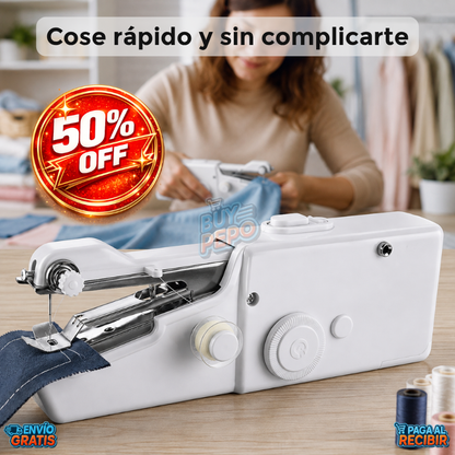 StitchGo™ 🧵 - Mini máquina de coser ✨