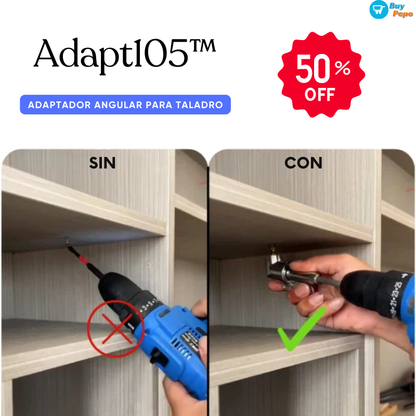 Adapt105™ - 🔶 Adaptador Extensor Angular Para Taladro 🔧🛠️