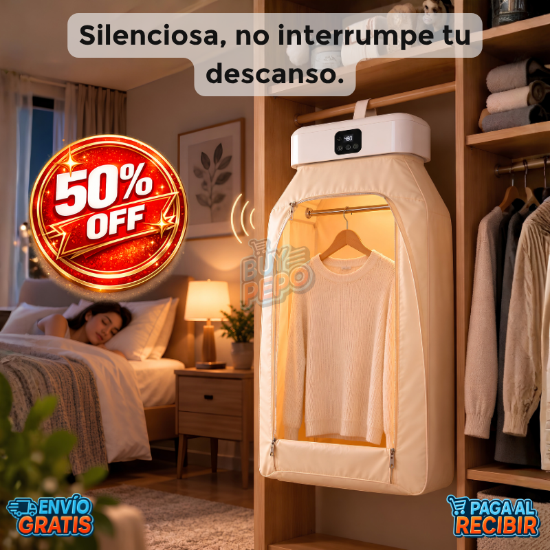 DryGo™ 👕 - Secadora portátil 600W 💨