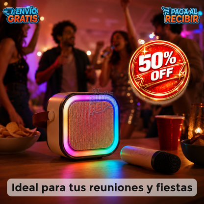 SingMax™ 🎤 - Parlante karaoke portátil 🎶
