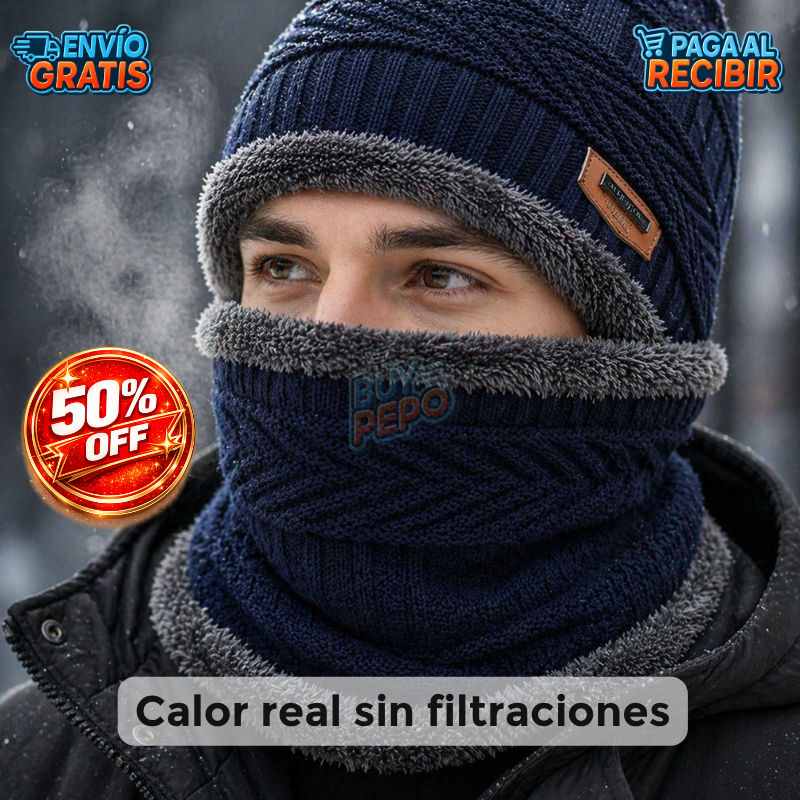 ThermaWrap™ 🧣 - Gorro bufanda térmico ❄️