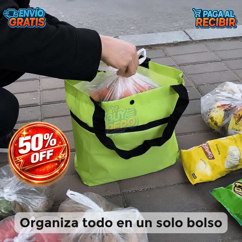 RollBag™ 🛞 - Bolso Carrito Plegable 👜