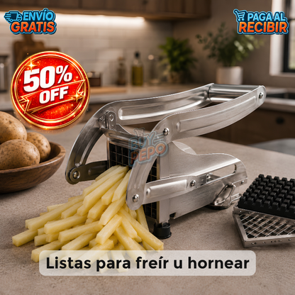 FryCut™ 🍟 - Cortador de papas fritas manual ✨