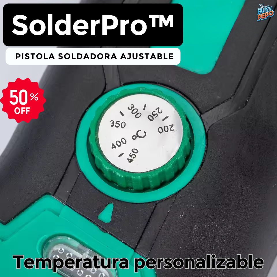 SolderPro™ 🔥 - Pistola soldadora ajustable ⚡