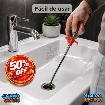PipeSnake™ 🐍 - Desatascador Flexible Premium 🚿