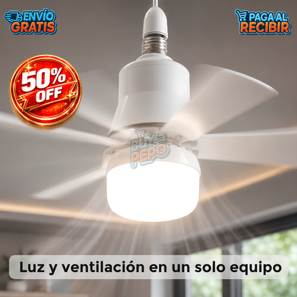 AirShield™ 🌬️ - Ventilador Antihumedad LED 💡