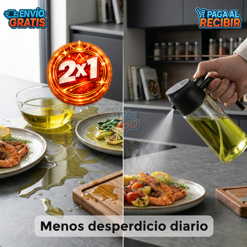 OilFlow™ 🫒 - Dispensador doble precisión ✨