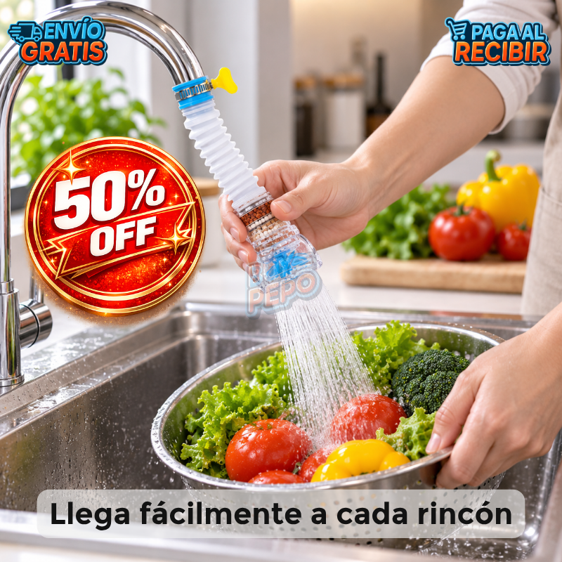 AquaMove™ 💎 - Purificador retráctil 360° 🚰
