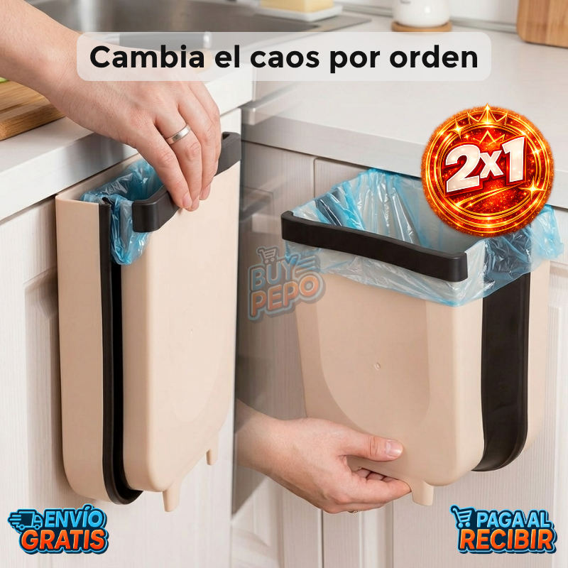 FoldBin™ 🗑️ - Basurero plegable multiuso ♻️