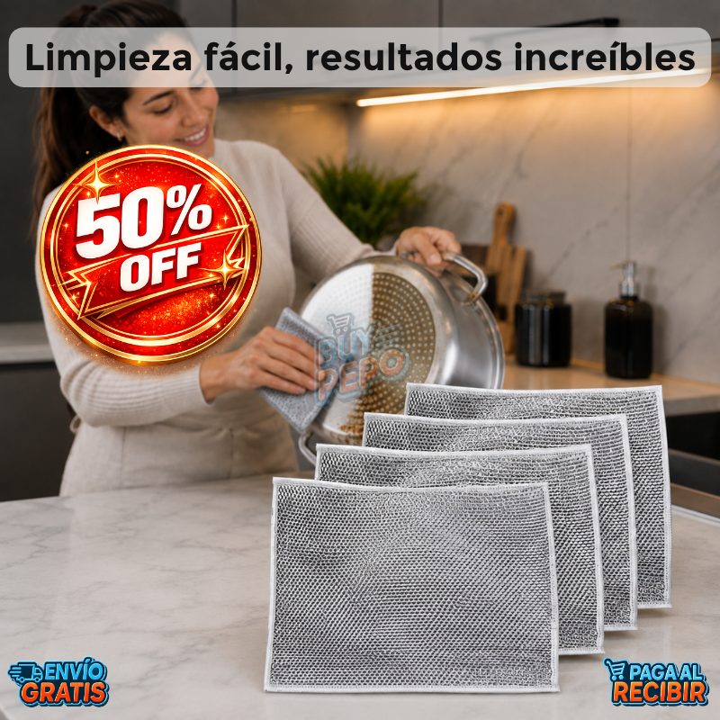 MagicClean™ 🧽 - Pack 10 paños mágicos ✨