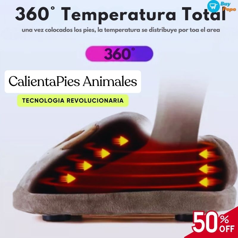 CalientaPies Animales™ 🐾❄️ - Olvídate de pasar frío en los pies 🦶🔥