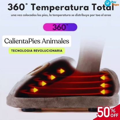 CalientaPies Animales™ 🐾❄️ - Olvídate de pasar frío en los pies 🦶🔥