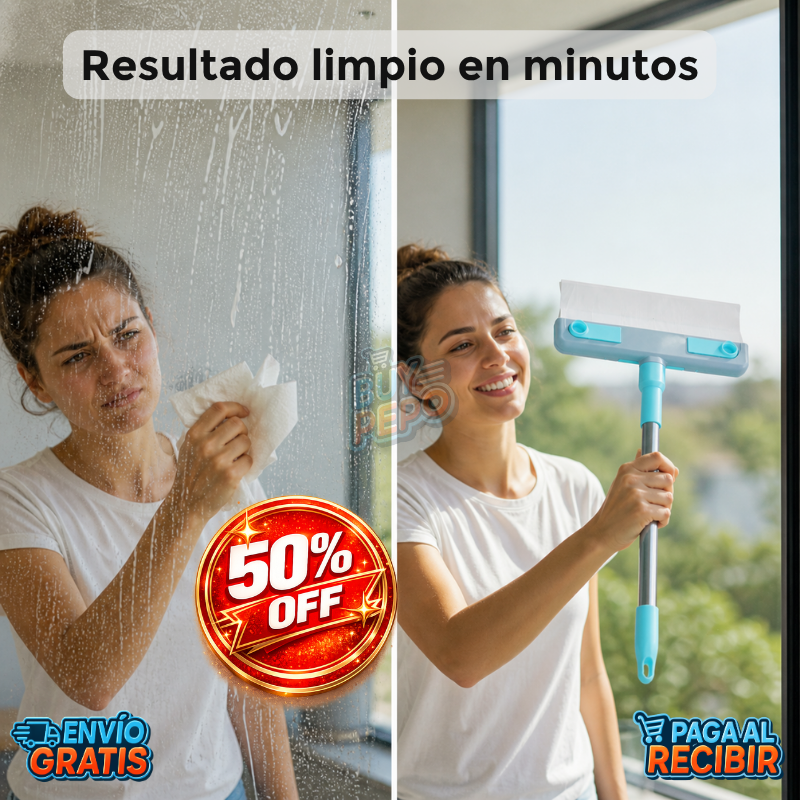 ClearSwipe™ 🪟 - limpia vidrios anti goteo + aplicador ✨