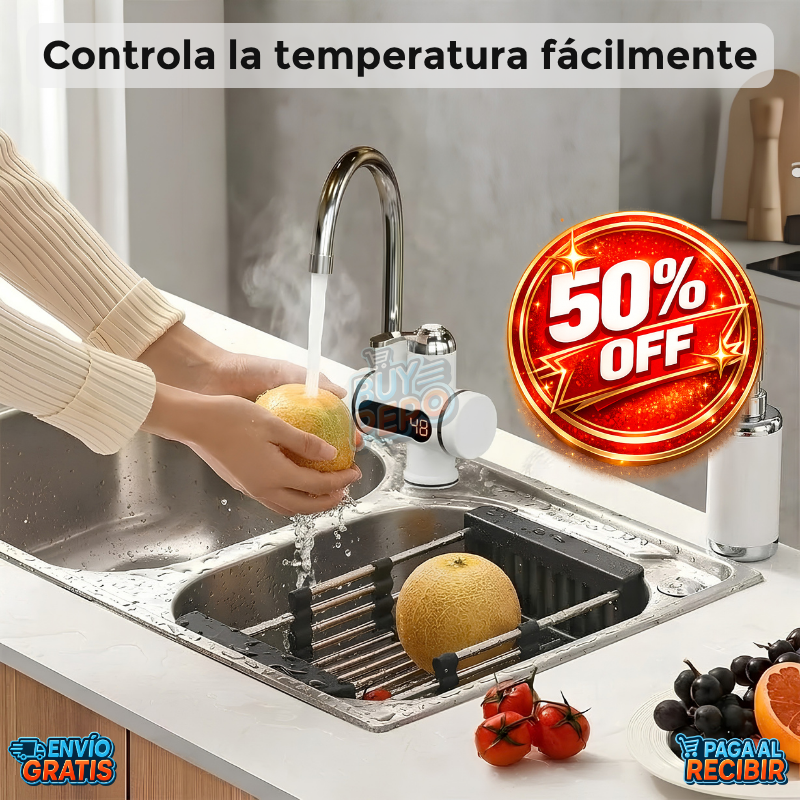 AquaHeat™ 🔥 - Grifo calentador instantáneo 🚿