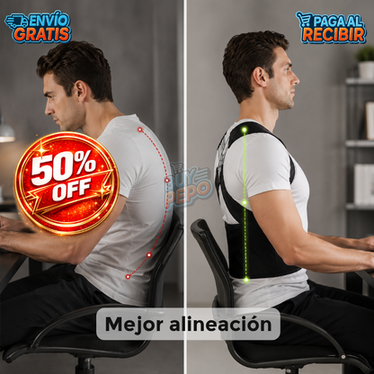 SpineFit™ 🧍 - Corrector de postura premium ✨