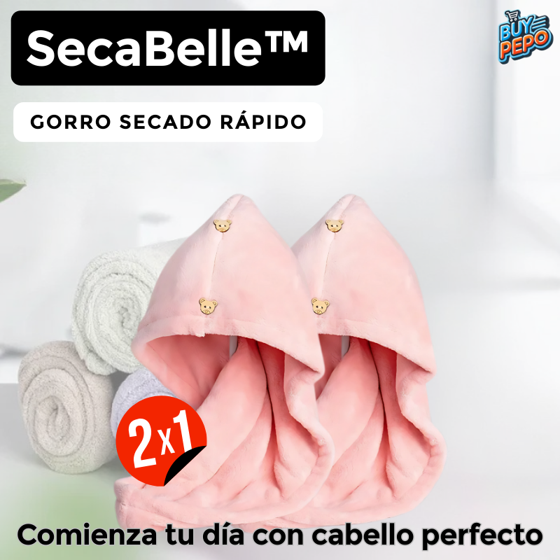SecaBelle™ 🌺 - Gorro secado rápido 💨