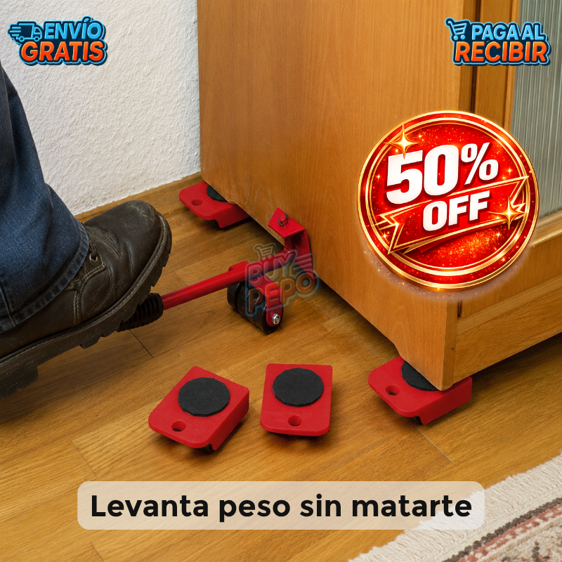 LiftMaster™ 🏋️‍♂️ - Kit levanta muebles 🔧