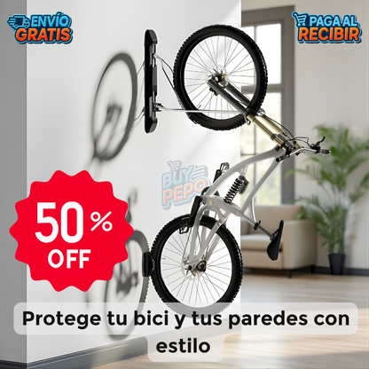 SpinMount™ 🚴‍♂️ - Soporte de bicicleta mural 🚲