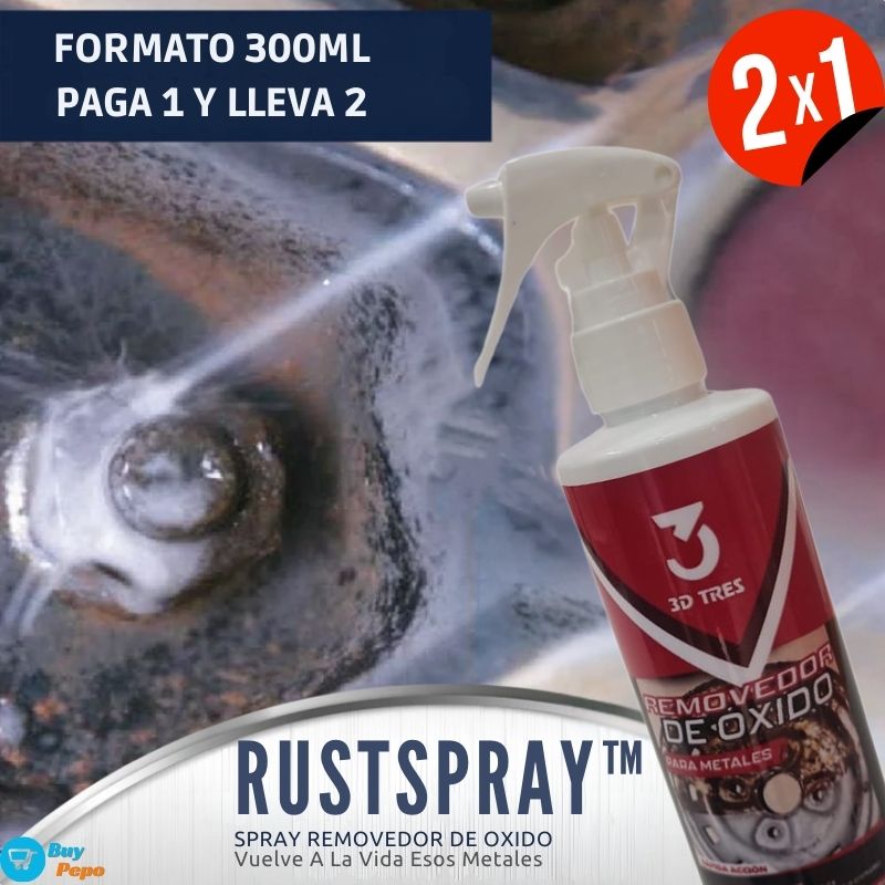 RustSpray™ - 💨 Agente Removedor De Oxido En Spray 🛠️🧴