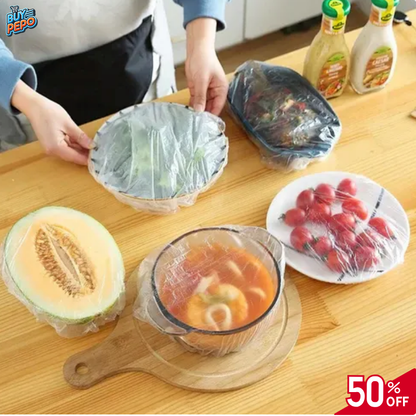 🚨MEGA PACK 100 Unidades 🚨 - Cubiertas Elastizadas para Alimentos 🍎🥗