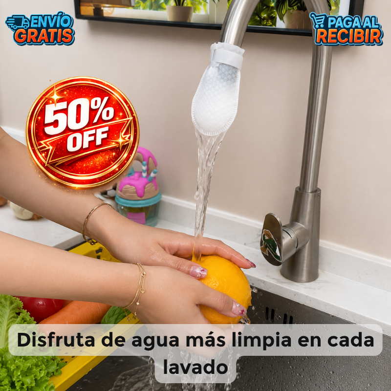 PureTap™ 💧 - 20 Filtros de agua reutilizables para grifo ✨