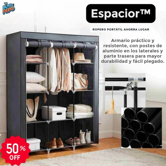 Espacior™ 📐- Ropero portátil ahorra lugar 🪄