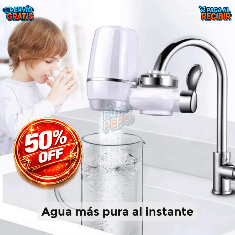 PureFlow™ 💧 - Filtro purificador para grifo 🚰
