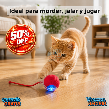 PlayBall™ 🐾 - Pelota inteligente con cuerda 🐶