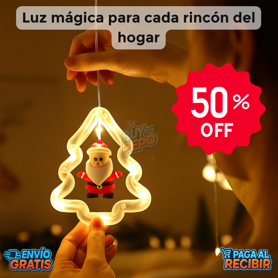 SnowGlow™ ❄️ – Cortina LED Cascada Navideña ✨