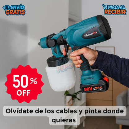 SprayVolt™ ⚡ - Pistola inalámbrica para pintar 🎨