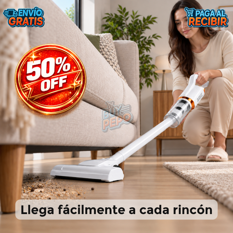 PowerVac™ 💨 - Aspiradora Inalámbrica Potente 🧹