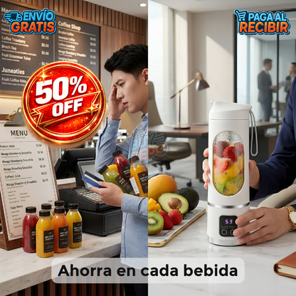 BlendGo™ 🥤 - Licuadora Portátil USB ⚡