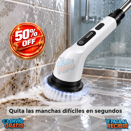 PowerScrub 7™ 🧼 - Limpiador giratorio inalámbrico 🔋