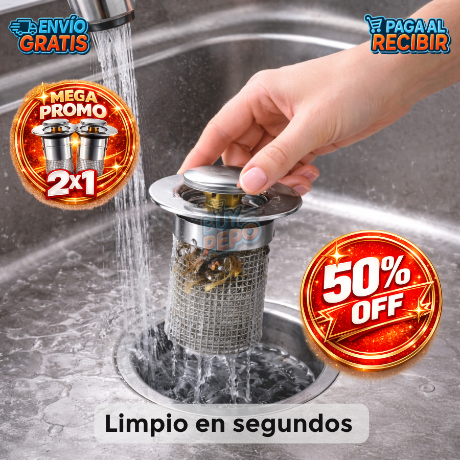 FlowStop™ 🚿 – Tapón drenaje libre 💧