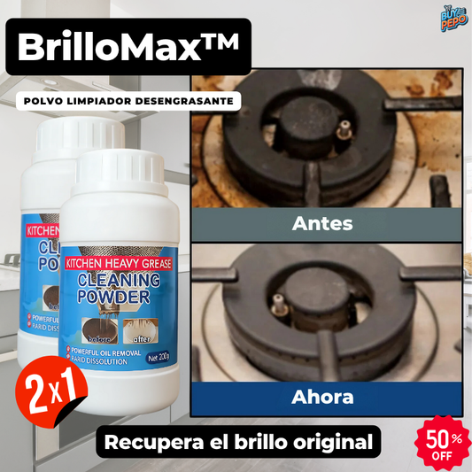 BrilloMax™ - Polvo limpiador desengrasante ✨