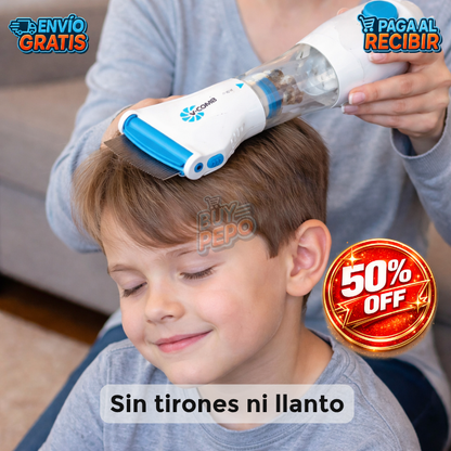 LiceVac™ 🧠 - Peine succión antipiojos 🧲