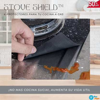 🔥 Stove Shield™ – 4 Protectores Para Tu Cocina a Gas 🛡️✨